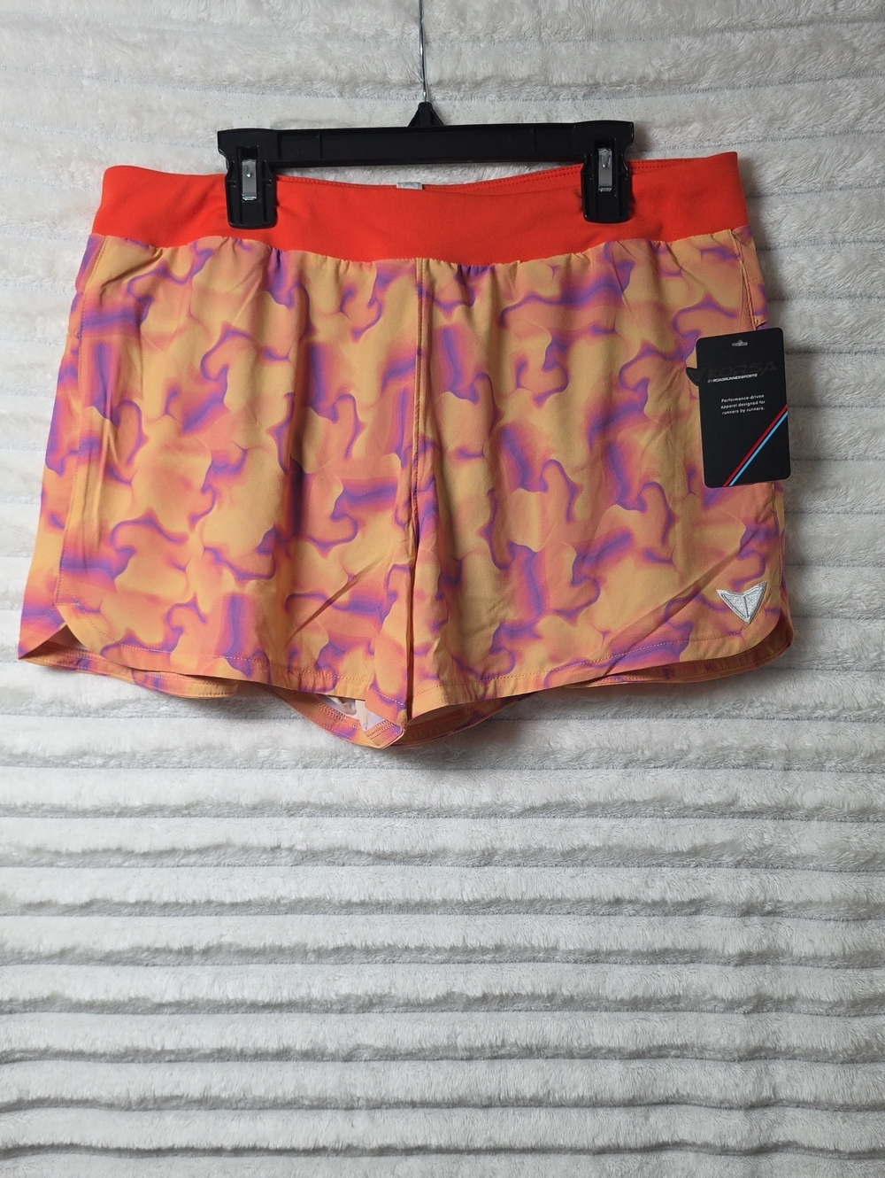 0473 Korsa Women's Athletic Shorts with Built In Underwear; Medium